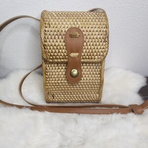 Wicker mini bag